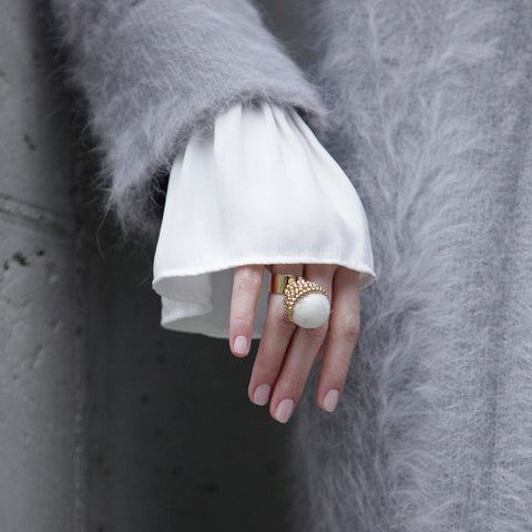 Ring CHAMPAGNE Ivory